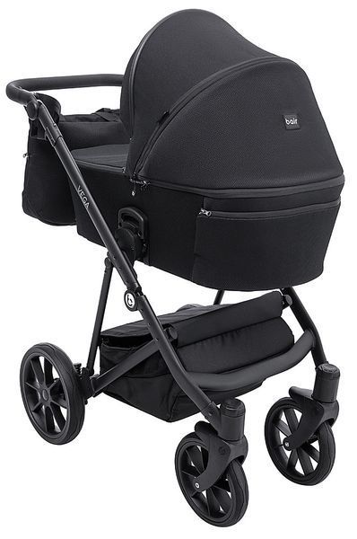 Коляска 2 в 1 Bair Vega Soft VS-05 black черный 681061 фото