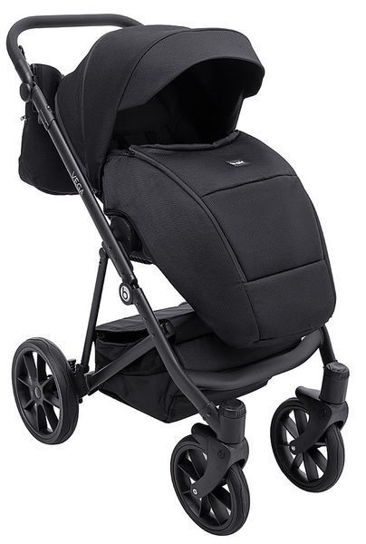 Коляска 2 в 1 Bair Vega Soft VS-05 black черный 681061 фото