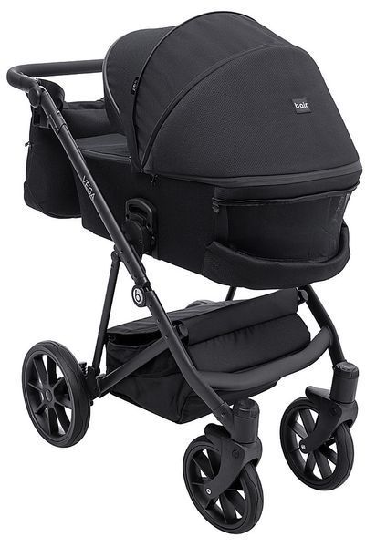 Коляска 2 в 1 Bair Vega Soft VS-05 black черный 681061 фото