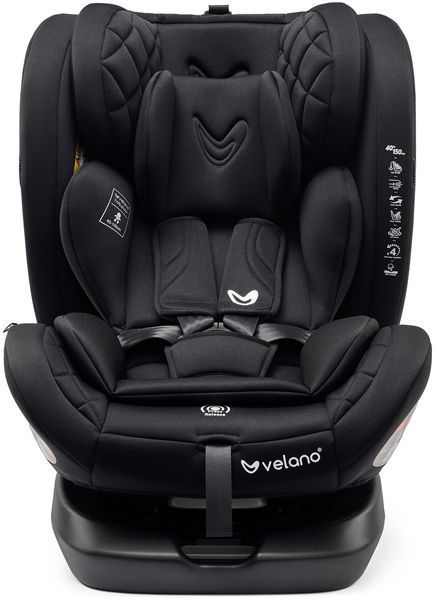 Автокрісло VELANO Aura 360&deg; i-Size 40&ndash;150 см, ISOFIX, black 48415 фото