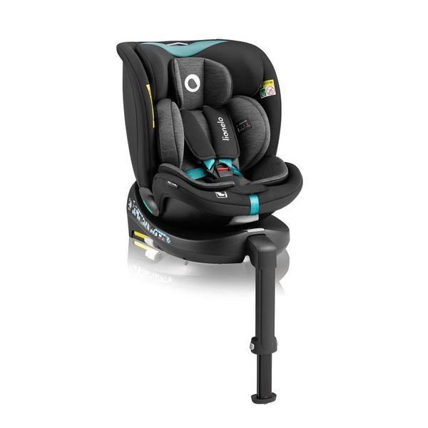 Детское автокресло Lionelo NAVY I-SIZE BLACK TURQUOISE 91166220 фото