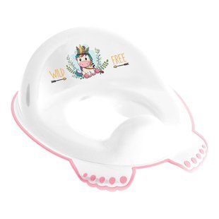 Накладка на унитаз Tega WILD & FREE Anti-slip toilet trainer UNICORN DZ-002-103-JEDNOROŻEC-R white / pink (белый / розовый) 681311 фото