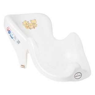 Горка для купания Tega TEDDY BEAR Antislip bath seat MS-003 NOWY-118 white pearl (белый) 681416 фото